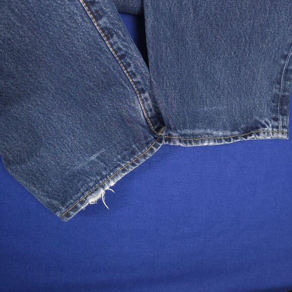 Polo Ralph Lauren Mens Hampton Straight Blue Denim Jeans Size 40x30 RL Logo - Picture 6 of 7